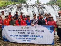 Perkuat Mitigasi Bencana, FK Tagana Hadiri Pengukuhan KSB Sodonghilir