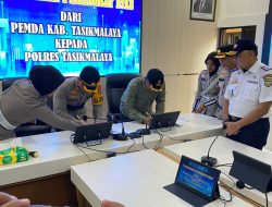 Terapkan Tilang Elektronik, Pemkab Tasikmalaya Hibahkan Perangkat ETLE ke Polres 