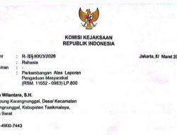 Komisi Kejaksaan RI Beri Waktu 15 Hari Raka Wilantara Lengkapi Bukti Dugaan Suap Proyek PUPR Kota Tasik