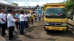 Gandara Group37 Bagi-bagi Sembako dan Sumbang Ribuan Sak Semen Bantu Pembangunan Masjid di Kota Banjar