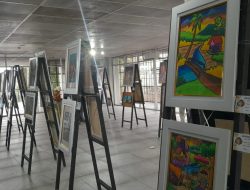Puluhan Karya Seniman Cilik Warnai Pameran Bulan Menggambar Nasional di Tasikmalaya
