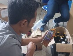 Jelang Laga Persib, Polisi Bongkar Gudang Miras Ilegal di Taraju Tasikmalaya