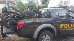 Isi Pertalite, Motor Suzuki Thunder Terbakar di Area SPBU Karangnunggal