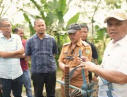 Pastikan Distribusi Air Lancar, Wabup Tasikmalaya Monitoring Irigasi di Tanjungjaya