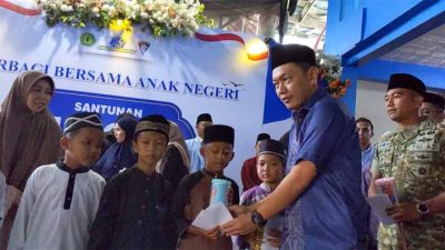 Berbagi Kebahagiaan, Gandara Group Kolaborasi dengan Sejumlah Elemen Santuni Ribuan Anak Yatim di Tasikmalaya