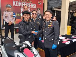 Polres Tasikmalaya Kembalikan Motor Korban Curanmor, Tiga Tersangka Kini Ditahan