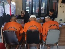 Kompak Curi Motor, Tiga Pemuda Asal Cipatujah Ditangkap Polisi