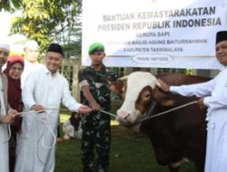 Salat Iduladha di Masjid Agung Baiturrahman, Bupati Cecep Ajak Warga Perkuat Semangat Berbagi