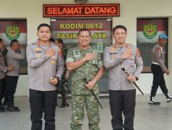 Kapolres Tasikmalaya Perkuat Sinergi dengan Kodim 0612 Tasikmalaya, Komitmen Jaga Kondusivitas Wilayah
