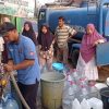FK Tagana Salurkan Air Bersih untuk Warga Terdampak Kekeringan di Tanjungjaya