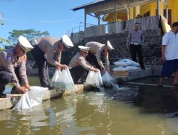 Salurkan Kambing dan Benih Ikan, Program SUJUD Satlantas Polres Tasikmalaya Dorong Kemandirian Panti Asuhan