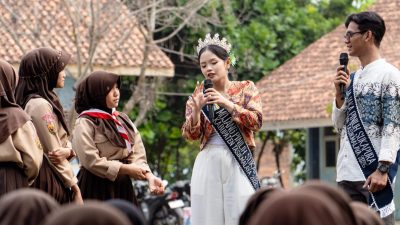 Mojang Jajaka Kabupaten Tasikmalaya Edukasi Daur Ulang Sampah di SMPN 1 Cigalontang