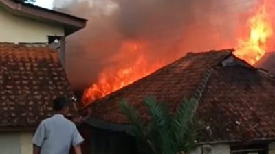 Tujuh Rumah Warga Satron Sodonghilir Ludes Dilalap Api, Kerugian Ditaksir Capai Ratusan Juta