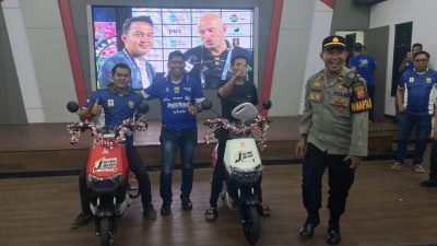 Niat Nobar Final Piala Presiden di Polres Tasikmalaya, Abdul Azis Pulang Bawa Sepeda Listrik