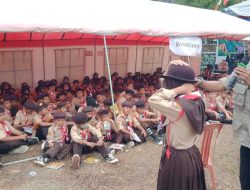 Bangun Generasi Tanggap Bencana, FK Tagana Tasikmalaya Edukasi Peserta Jambore