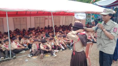 Bangun Generasi Tanggap Bencana, FK Tagana Tasikmalaya Edukasi Peserta Jambore