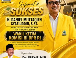 Daniel Muttaqien Jadi Wakil Ketua Komisi III DPR RI, Erry Purwanto Titip Aspirasi Jabar XI