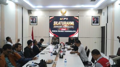 Jaga Kamtibmas di Tasikmalaya, Kapolres Ade Papa Rihi Perkuat Sinergi dengan Wartawan