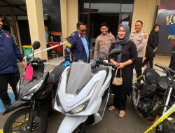 Motor Honda PCX Korban Curanmor Kembali, Polres Tasikmalaya Bongkar Sindikat di Tiga TKP