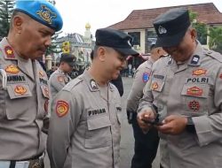 Polres Tasikmalaya Sidak HP Anggota, Judi Online Jadi Sasaran Pengawasan