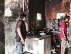 Tungku Kayu Menyambar Bensin Eceran, Rumah 2 Lantai di Cipatujah Ludes Terbakar